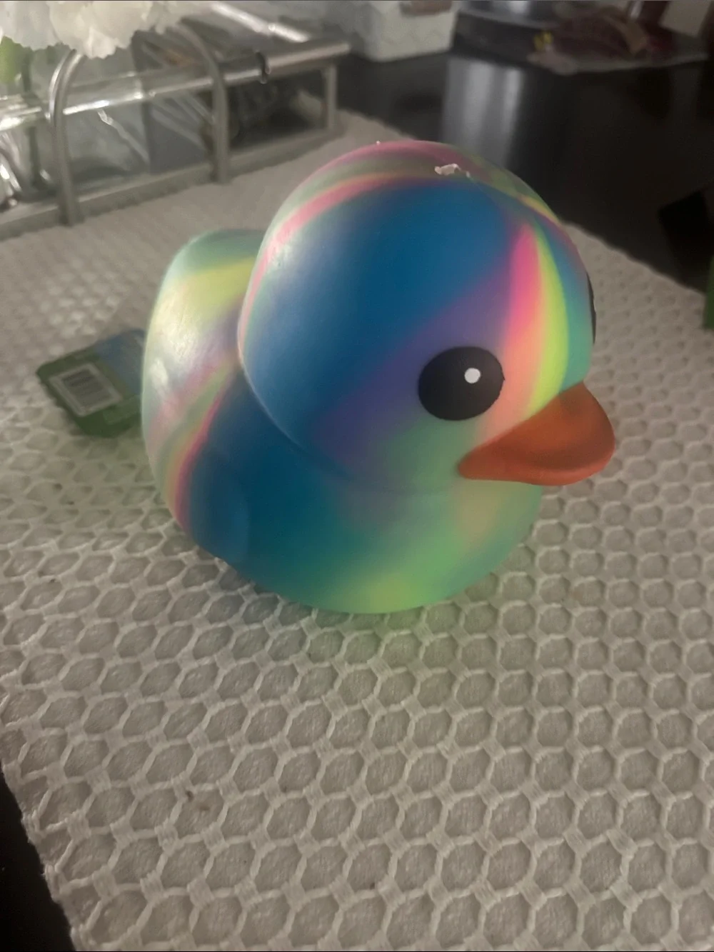 Jumbo Tie-Dye Squeeezy Duck Squishies